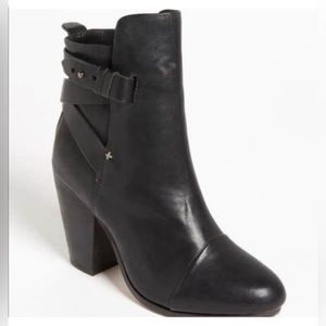 RAG & BONE “Kinsey” black ankle boots